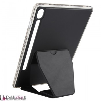 Dirbtinės odos nugarėlė su sulankstomu magnetiniu laikikliu - juodas (Samsung Tab S9 (SM-X710-SM-X716/Tab S9 Fe (X510-X516B/Tab S10 Fe/Tab S10 Lite) Dirbtinės odos nugarėlė su sulankstomu magnetiniu laikikliu - juodas (Samsung Tab S9 (SM-X710-SM-X716/Tab S9 Fe (X510-X516B/Tab S10 Fe/Tab S10 Lite)